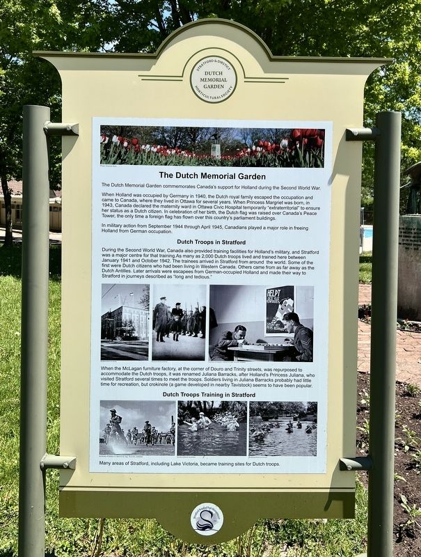 The Dutch Memorial Garden Marker image. Click for full size.