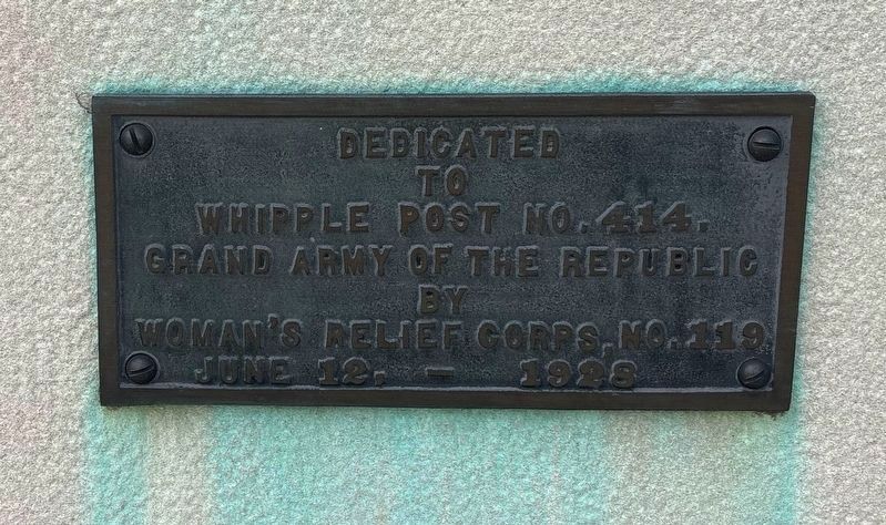 Dedication plaque for the Gettysburg Address Marker image. Click for full size.