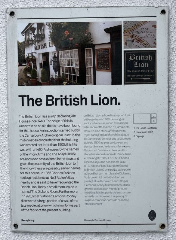 The British Lion Marker image. Click for full size.