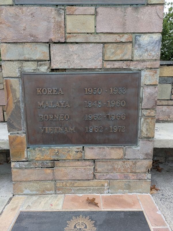 Richmond War Memorial Second Plaque. Click for full size. Richmond War Memorial Second Plaque image. Click for full size.