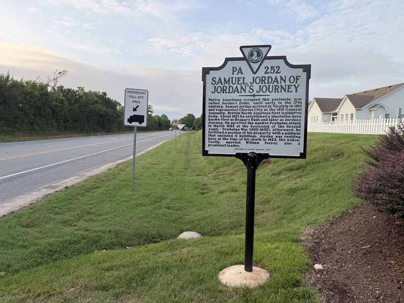 Samuel Jordan of Jordan's Journey Marker image. Click for full size.