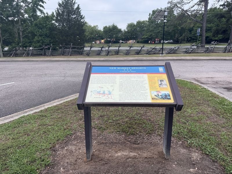 New Market Heights Marker image. Click for full size.