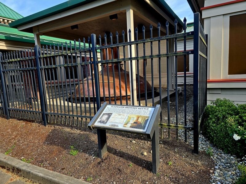 Tumwater Brewery Kettle Marker. Click for full size. Tumwater Brewery Kettle Marker image. Click for full size.