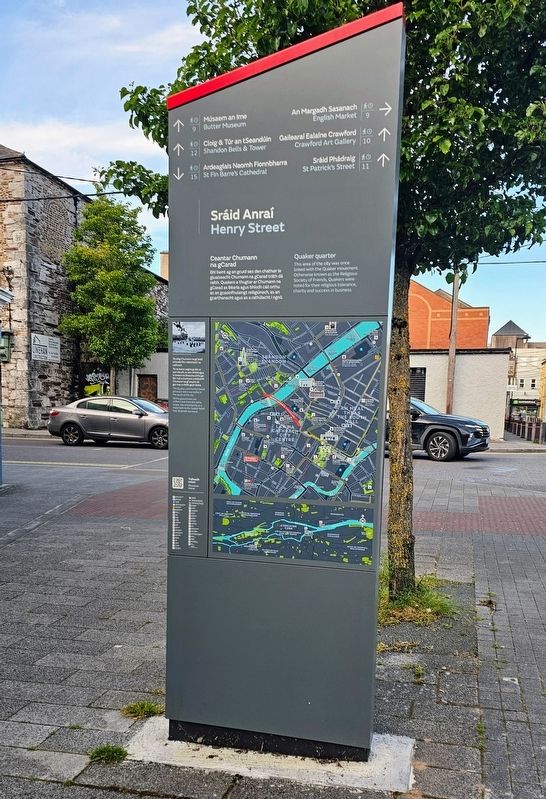Sr�id Anra� / Henry Street side of marker image. Click for full size.