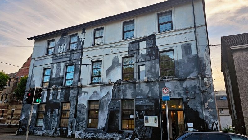 The Burning of Cork 1920 Mural image. Click for full size.
