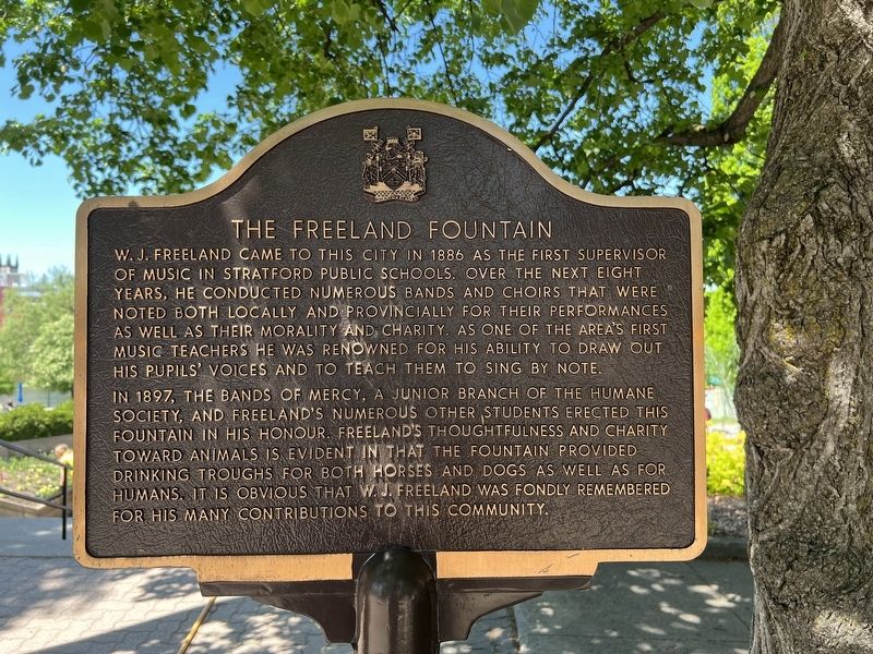 The Freeland Fountain Marker image. Click for full size.
