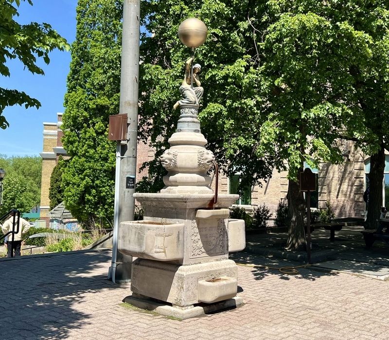 The Freeland Fountain in 2026 image. Click for full size.