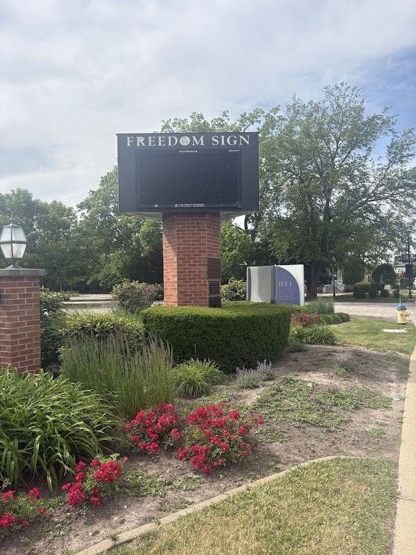 Freedom Sign image. Click for full size.