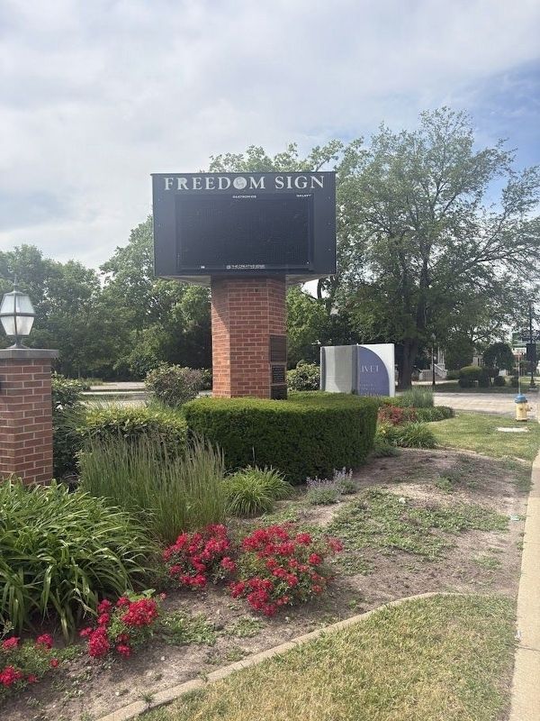 Freedom Sign image. Click for full size.