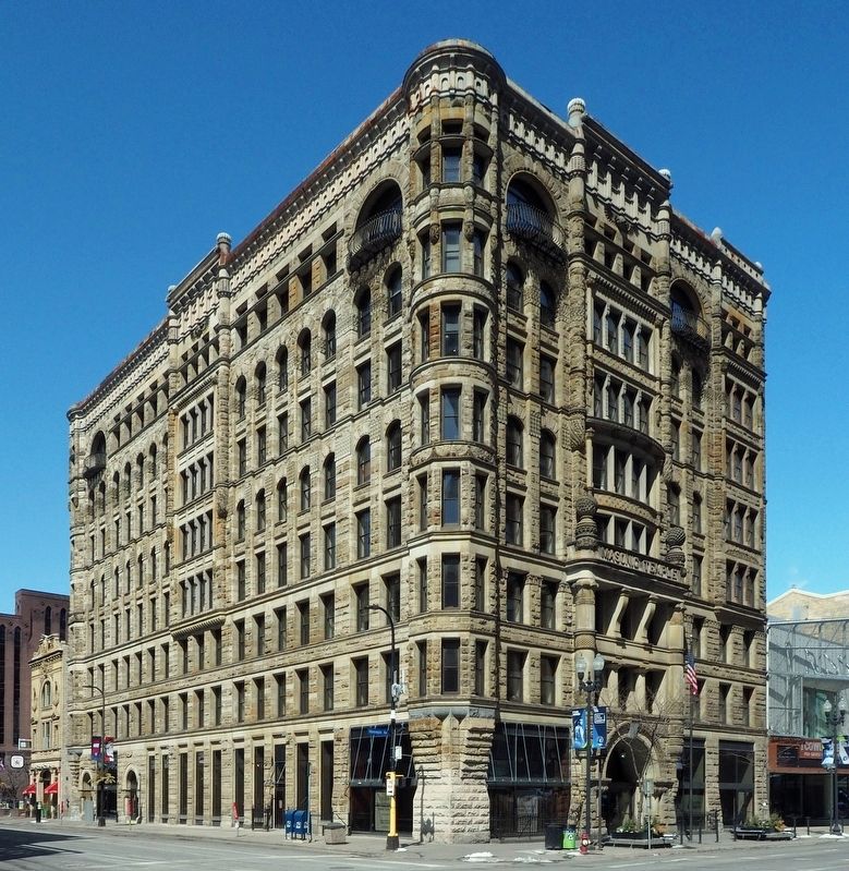 Masonic Temple Building (now the Hennepin Center for the Arts) image. Click for full size.