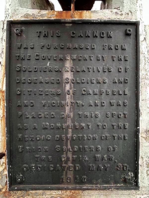 Campbell Civil War Veterans Memorial image. Click for full size.
