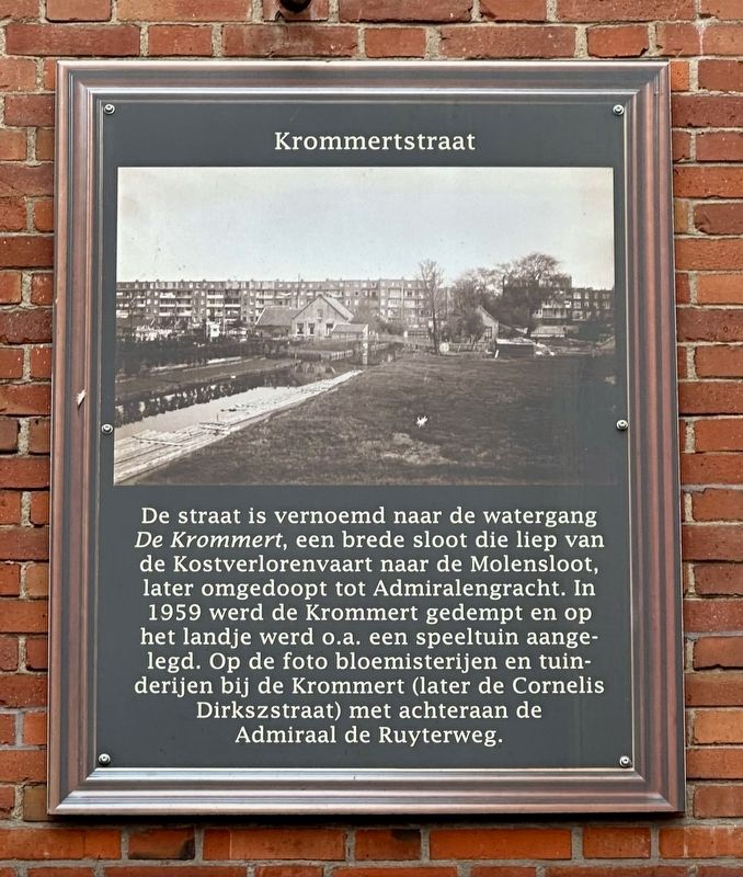 Krommertstraat Marker image. Click for full size.
