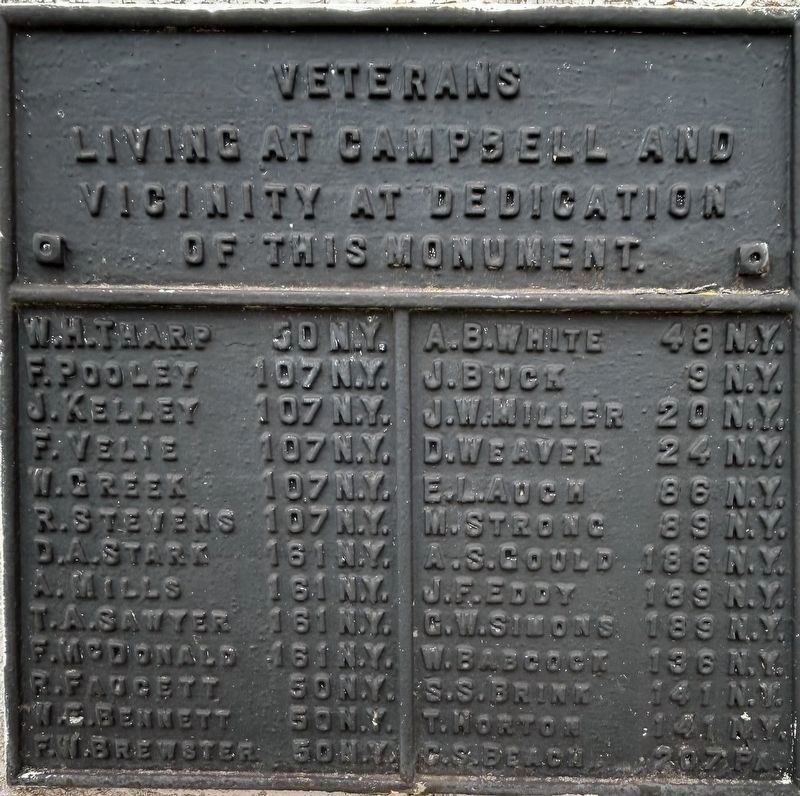 Campbell Civil War Veterans Memorial image. Click for full size.