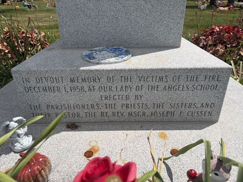 Our Lady of the Angels School Fire Memorial image. Click for full size.