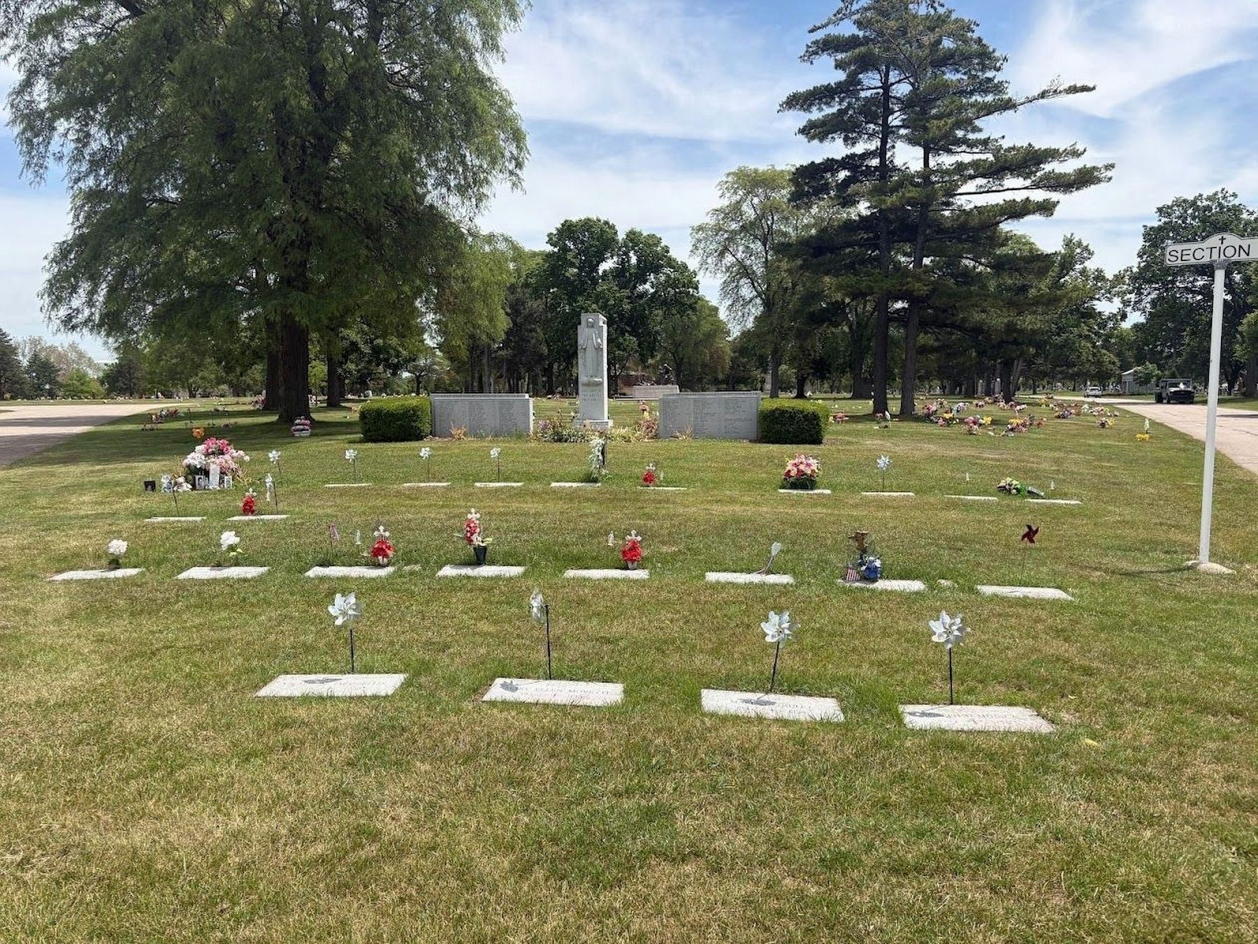 Our Lady of the Angels School Fire Memorial image. Click for full size.