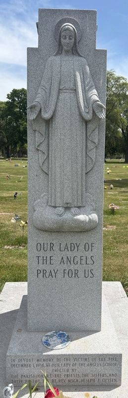 Our Lady of the Angels School Fire Memorial image. Click for full size.