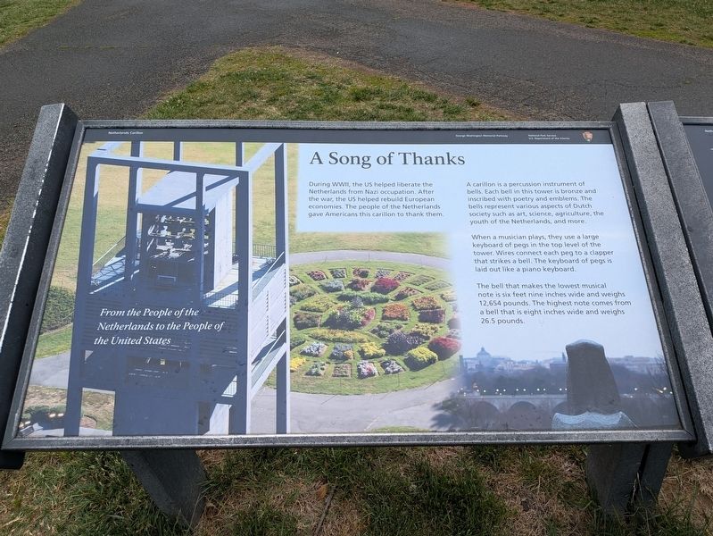 A Song of Thanks Marker image. Click for full size.