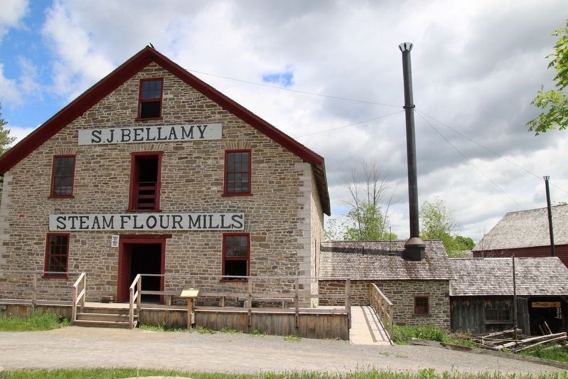 Bellamy's Grist Mill Marker image. Click for full size.