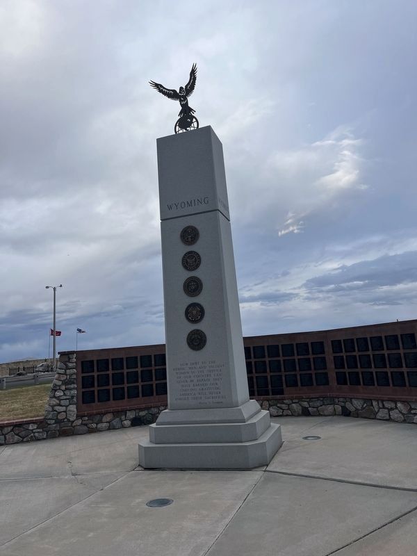 State of Wyoming WWII Memorial image. Click for full size.