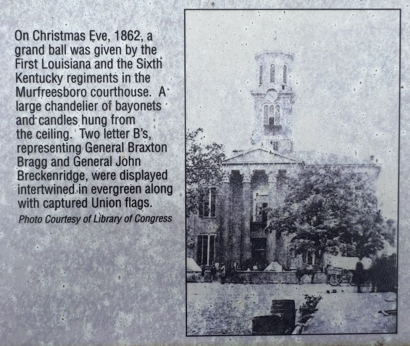 Murfreesboro During the Civil War Marker image. Click for full size.