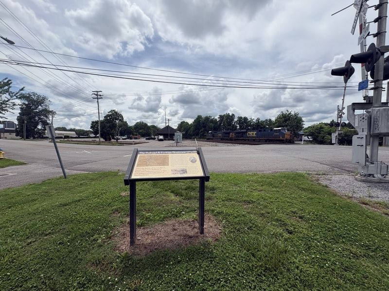 The Railroad & Fortress Rosecrans Marker image. Click for full size.