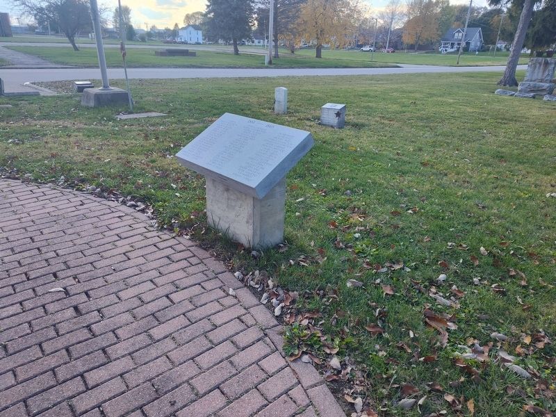 Milford Center Civil War Honor Roll Marker image. Click for full size.