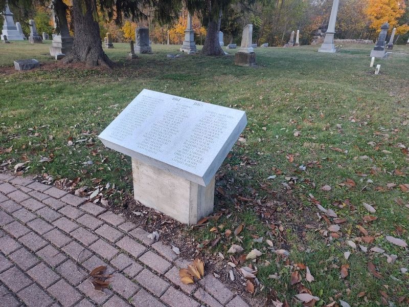 Milford Center Civil War Honor Roll Marker image. Click for full size.