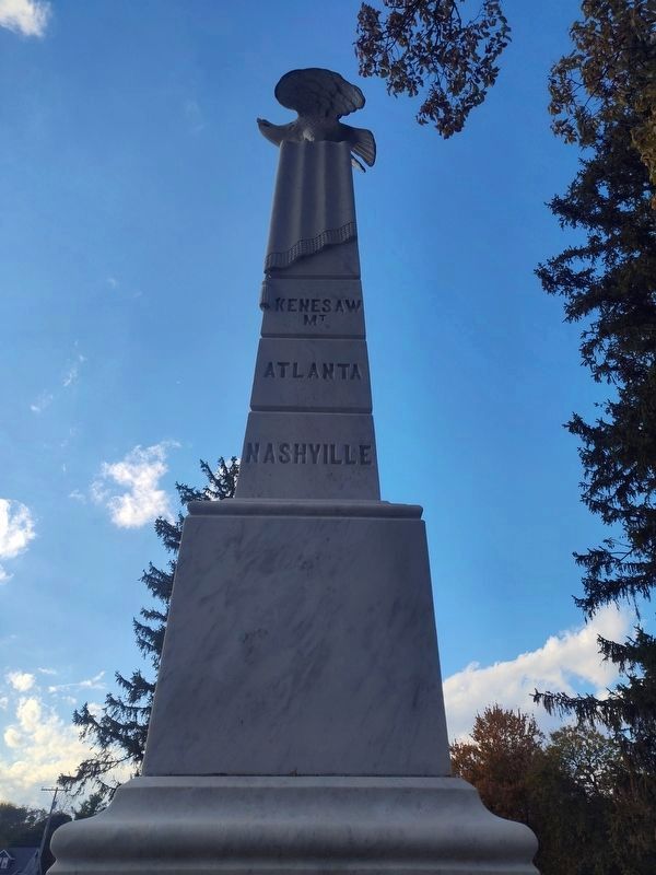 Union Township Civil War Monument. Click for full size. Union Township Civil War Monument image. Click for full size.