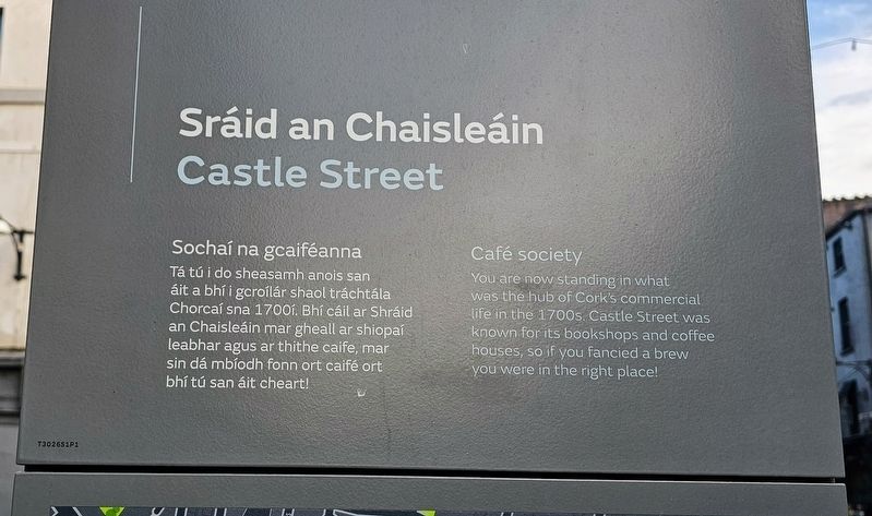 Sr�id an Chaisle�in / Castle Street Marker image. Click for full size.