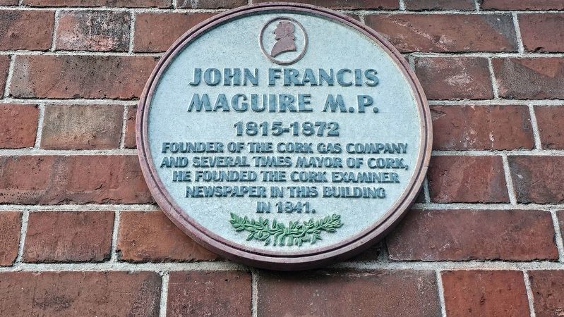 John Francis Maguire M.P. Marker image. Click for full size.