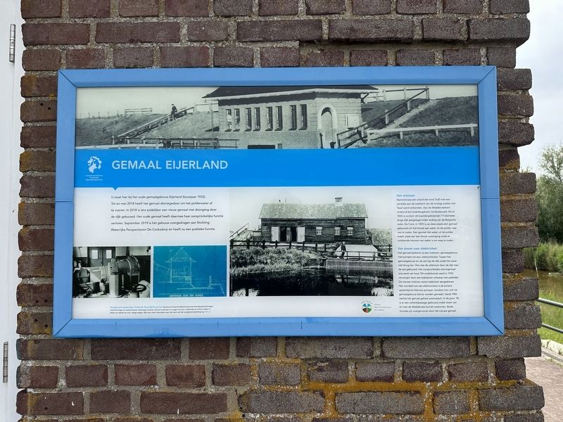 Gemaal Eijerland / Eijerland Pumping Station Marker image. Click for full size.