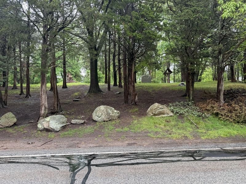 The Home of John Howland and his Wife Marker image. Click for full size.
