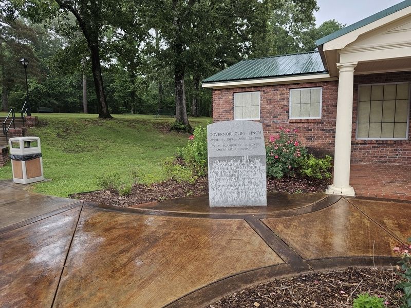 Governor Cliff Finch Marker image. Click for full size.