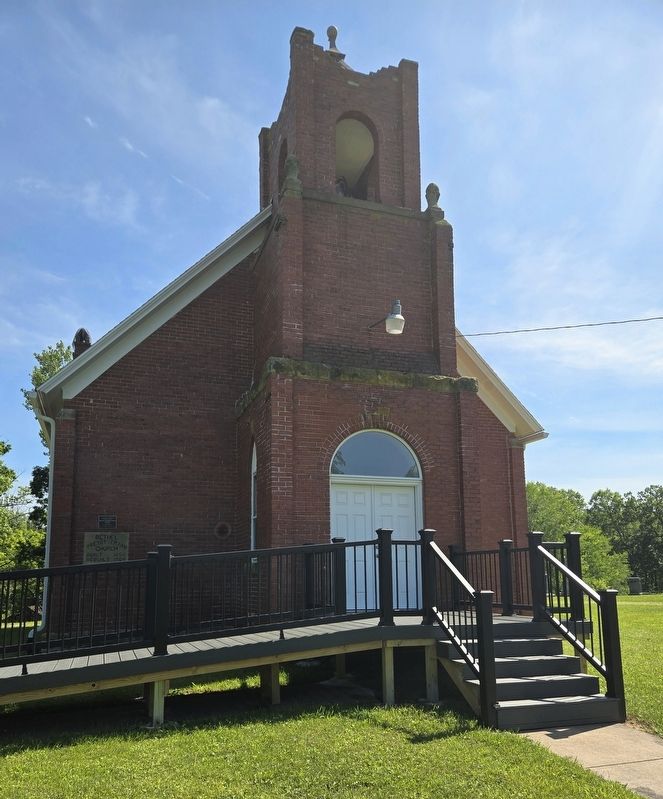Bethel Presbyterian Church and Marker image. Click for full size.