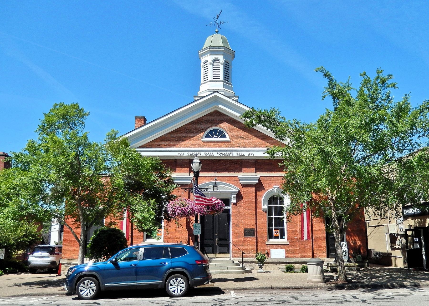Chagrin Falls Township Hall (<i>east/front elevation</i>) image. Click for full size.