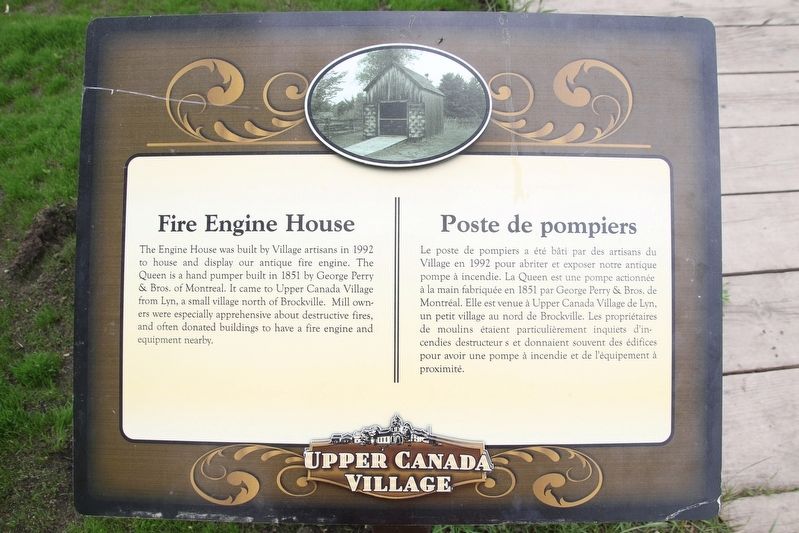 Fire Engine House Marker. Click for full size. Fire Engine House Marker image. Click for full size.