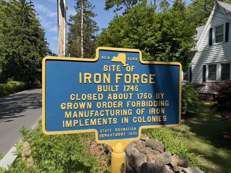 Site of Iron Forge Marker image. Click for full size.