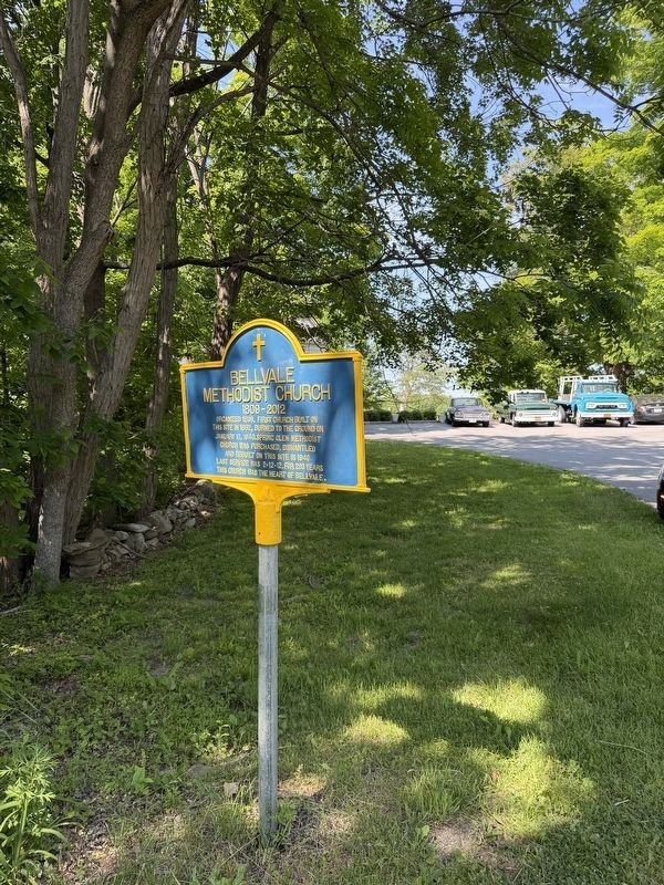 Bellvale Methodist Church Marker. Click for full size. Bellvale Methodist Church Marker image. Click for full size.