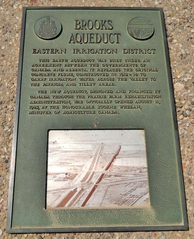 Brooks Aqueduct Marker image. Click for full size.