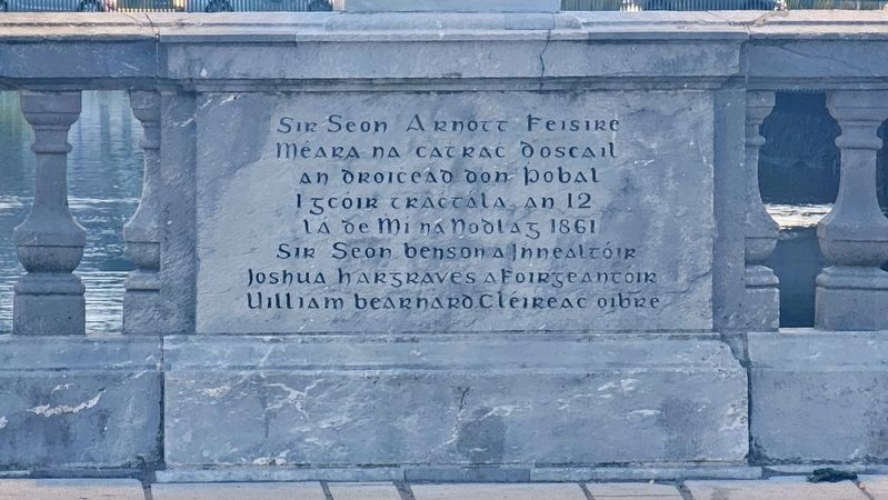 Sir Seon Arnott Feisire Marker. Click for full size. Sir Seon Arnott Feisire Marker image. Click for full size.