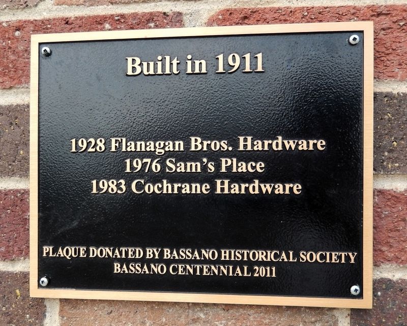 Built in 1911 Marker. Click for full size. Built in 1911 Marker image. Click for full size.
