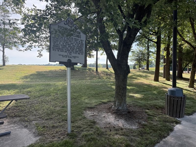 Pocomoke Nation Tribal Homelands Marker. Click for full size. Pocomoke Nation Tribal Homelands Marker image. Click for full size.