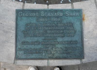George Bernard Shaw - Marker. Click for full size. George Bernard Shaw - Marker image. Click for full size.