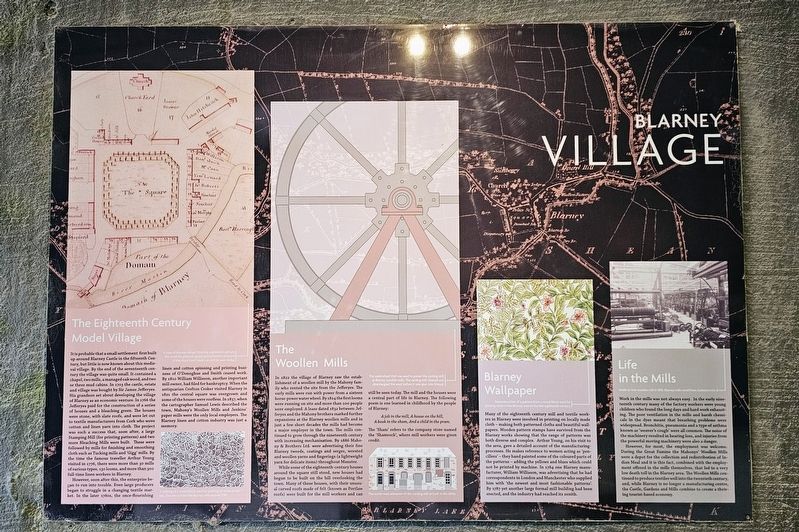 Blarney Village Marker. Click for full size. Blarney Village Marker image. Click for full size.