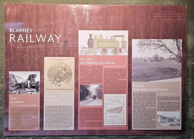 Blarney Railway Marker. Click for full size. Blarney Railway Marker image. Click for full size.