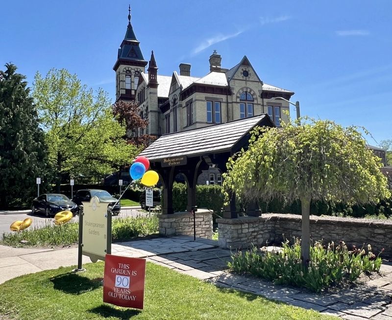 Entrance to the Shakespearean Gardens (on its 90th anniversary celebration). Click for full size. Entrance to the Shakespearean Gardens (on its 90th anniversary celebration) image. Click for full size.