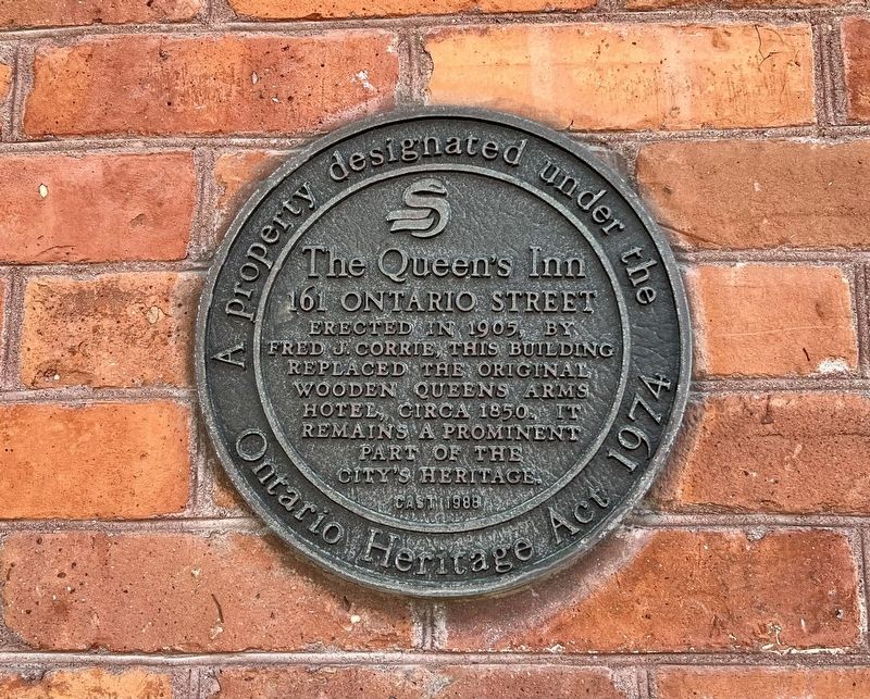 The Queen’s Inn Marker. Click for full size. The Queen’s Inn Marker image. Click for full size.
