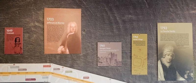 Blarney Castle Timeline, 1649-1792 image. Click for full size.