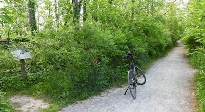 History of the Heritage Trail: Escarpment and Railroad - Marker in context image. Click for full size.