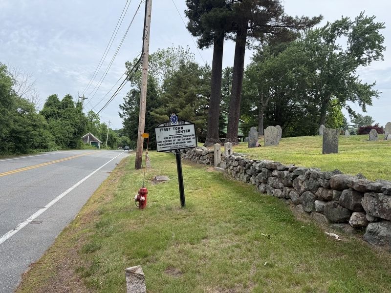 First Town Center Marker (wide northbound). Click for full size. First Town Center Marker (wide northbound) image. Click for full size.